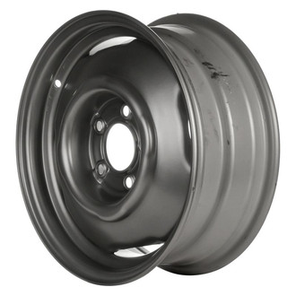 Factory Steel® - 4-Slot Silver 15x6 Steel Factory Wheel