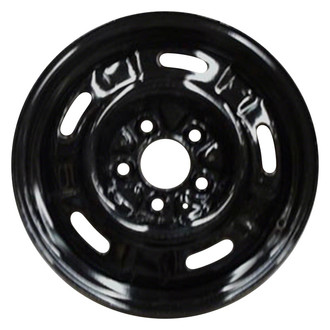 Factory Steel® - 5-Slot Silver 15x6 Steel Factory Wheel