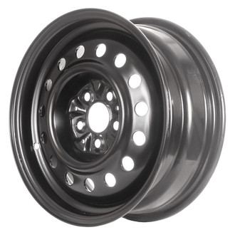 Factory Steel® - 15-Hole Black 15x6 Steel Factory Wheel