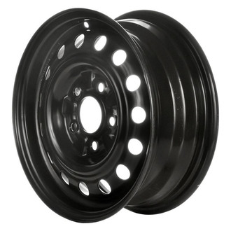 Factory Steel® - 15-Hole Black 14x5.5 Steel Factory Wheel