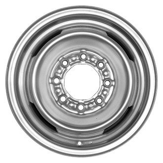 Factory Steel® - 4-Slot Silver 16x6.5 Steel Factory Wheel