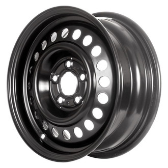 Factory Steel® - 20-Hole Black 14x5.5 Steel Factory Wheel