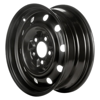 Factory Steel® - 10-Hole Black 15x6 Steel Factory Wheel