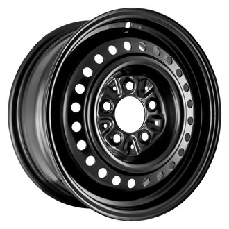 Factory Steel® - 24-Hole Black 15x6 Steel Factory Wheel