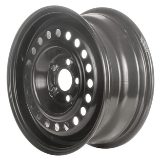 Factory Steel® - 20-Hole Black 14x6 Steel Factory Wheel