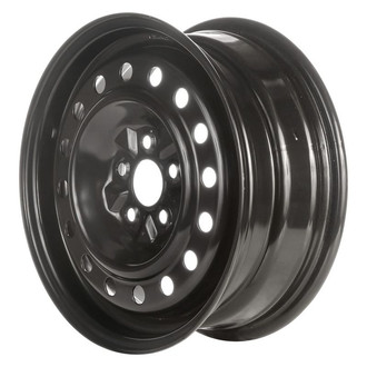 Factory Steel® - 16-Hole Black 15x6 Steel Factory Wheel