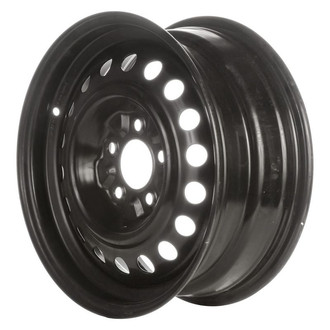 Factory Steel® - 18-Hole Black 16x6.5 Steel Factory Wheel