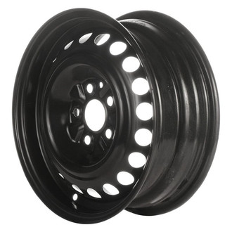 Factory Steel® - 20-Hole Black 14x5.5 Steel Factory Wheel