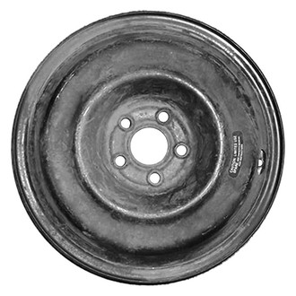 Factory Steel® - Black 15x4 Steel Factory Wheel