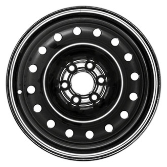 Factory Steel® - 16-Hole Black 16x7 Steel Factory Wheel