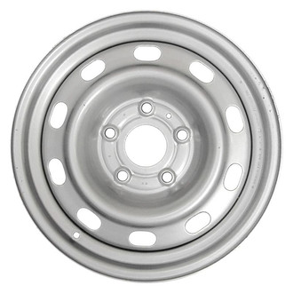Factory Steel® - 10-Slot Silver 17x7 Steel Factory Wheel