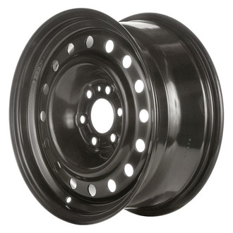 Factory Steel® - 20-Hole Black 16x7 Steel Factory Wheel