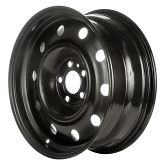 Factory Steel® - 10-Hole Black 17x7 Steel Factory Wheel