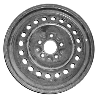 Factory Steel® - 20-Hole Black 18x4 Steel Factory Wheel
