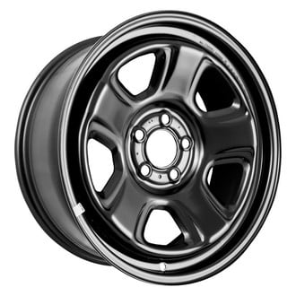 Factory Steel® - 5-Slot Black 18x7.5 Steel Factory Wheel