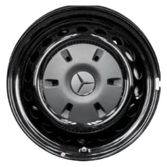Factory Steel® - 18-Hole Black 16x6.5 Steel Factory Wheel