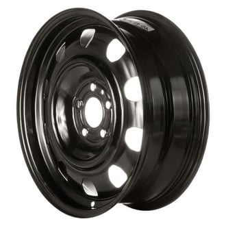 Factory Steel® - 10-Hole Black 17x6.5 Steel Factory Wheel