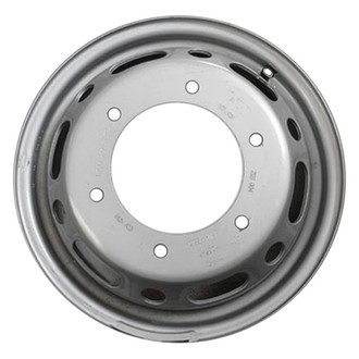 Factory Steel® - 12-Slot Silver 16x6.5 Steel Factory Wheel
