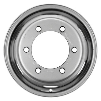 Factory Steel® - 6-Slot Silver 15x5.5 Steel Factory Wheel