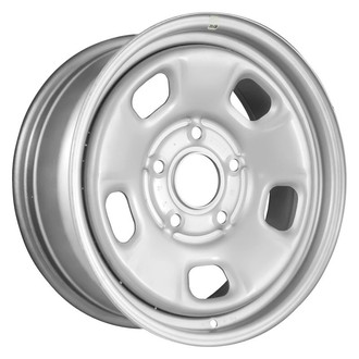 Factory Steel® - 5-Slot Silver 17x7 Steel Factory Wheel