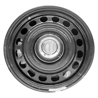 Factory Steel® - 16-Slot Black 18x7.5 Steel Factory Wheel
