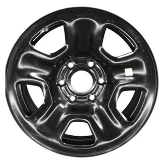 Factory Steel® - 5-Spoke Black 18x7.5 Steel Factory Wheel