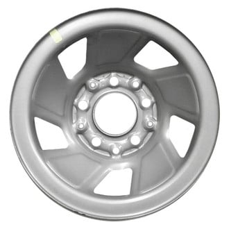Factory Steel® - 5-Slot Silver 15x7.5 Steel Factory Wheel