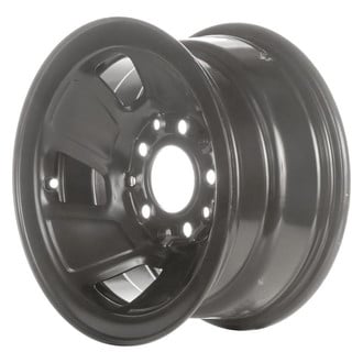 Factory Steel® - 5-Slot Black 15x7.5 Steel Factory Wheel