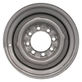 Factory Steel® - 4-Slot Light Gray 16x7 Steel Factory Wheel