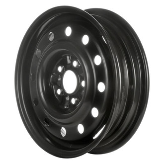 Factory Steel® - 12-Hole Black 15x4 Steel Factory Wheel