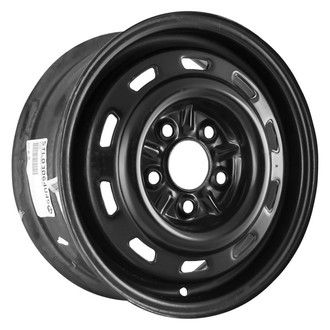 Factory Steel® - 10-Slot Black 14x5.5 Steel Factory Wheel