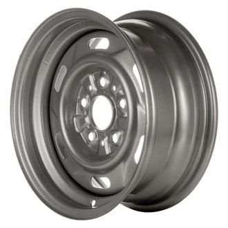 Factory Steel® - 6-Slot Silver 14x6 Steel Factory Wheel