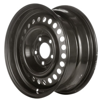 Factory Steel® - 24-Hole Black 15x6.5 Steel Factory Wheel