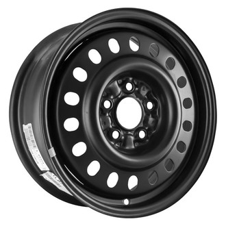 Factory Steel® - 18-Slot Black 15x5.5 Steel Factory Wheel