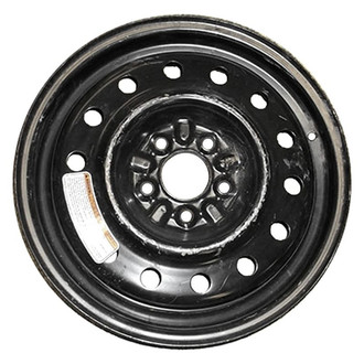 Factory Steel® - 14-Hole Black 16x4 Steel Factory Wheel