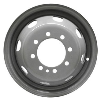Factory Steel® - 8-Hole Argent Silver 16x6 Steel Factory Wheel