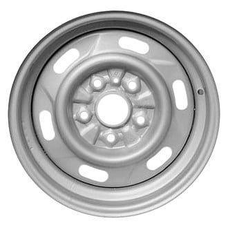 Factory Steel® - 6-Slot Silver 14x5.5 Steel Factory Wheel