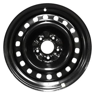 Factory Steel® - 18-Slot Black 16x7 Steel Factory Wheel