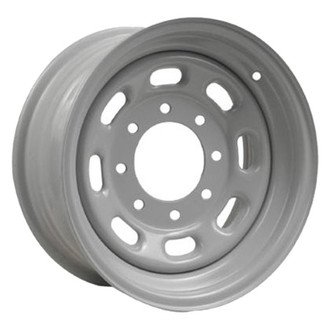 Factory Steel® - 8-Slot Silver 16x7 Steel Factory Wheel