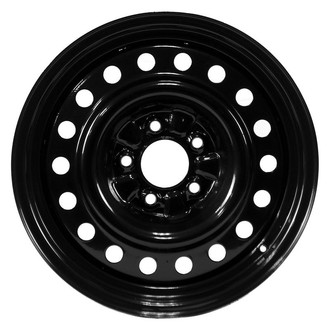 Factory Steel® - 18-Hole Black 16x4.5 Steel Factory Wheel