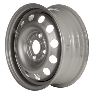 Factory Steel® - 12-Hole Silver 14x5.5 Steel Factory Wheel