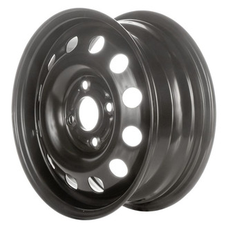 Factory Steel® - 12-Hole Black 14x5.5 Steel Factory Wheel