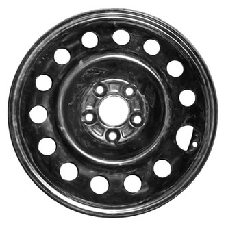 Factory Steel® - 14-Hole Black 16x4 Steel Factory Wheel