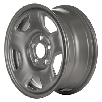 Factory Steel® - 5-Spoke Silver 15x6.5 Steel Factory Wheel