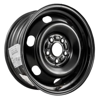 Factory Steel® - 7-Slot Black 16x4.5 Steel Factory Wheel