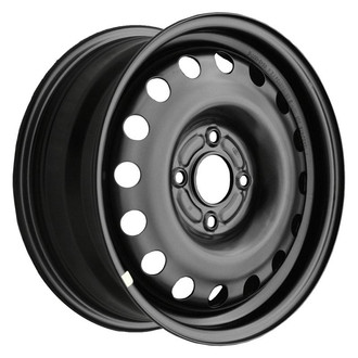 Factory Steel® - 14-Hole Black 15x6 Steel Factory Wheel