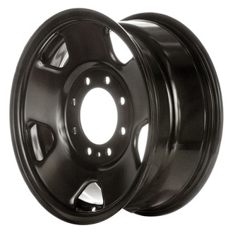 Factory Steel® - 5-Spoke Black 17x7.5 Steel Factory Wheel