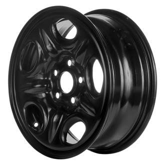 Factory Steel® - 5-Spoke Black 16x6.5 Steel Factory Wheel