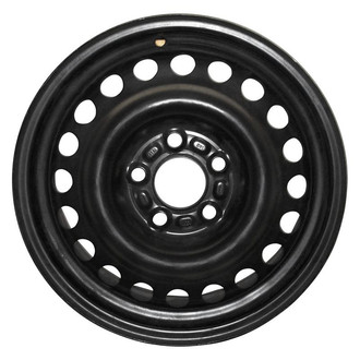 Factory Steel® - 20-Hole Black 15x6 Steel Factory Wheel