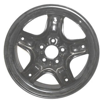 Factory Steel® - 5-Spoke Black 17x7.5 Steel Factory Wheel